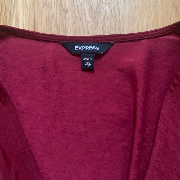 Express Long Sleeved Wrap Dress - Picture 5 of 6